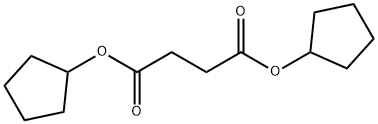 dicyclopentyl butanedioate,959-69-3,结构式