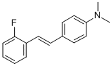 4-[2-(2-Fluorophenyl)vinyl]-N,N-dimethylaniline,959-73-9,结构式
