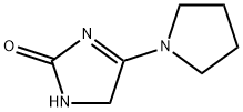2H-Imidazol-2-one,  1,5-dihydro-4-(1-pyrrolidinyl)- 化学構造式