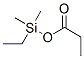 Silanol,  1-ethyl-1,1-dimethyl-,  1-propanoate 化学構造式