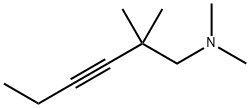 3-Hexyn-1-amine,  N,N,2,2-tetramethyl- 化学構造式