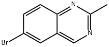 6-BROMO-2-METHYLQUINAZOLINE 化学構造式