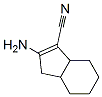 1H-Indene-3-carbonitrile,  2-amino-3a,4,5,6,7,7a-hexahydro- 化学構造式
