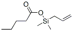 Pentanoic  acid,  dimethyl-2-propen-1-ylsilyl  ester Structure