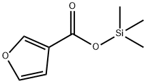 3-Furancarboxylic  acid,  trimethylsilyl  ester 化学構造式