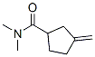 Cyclopentanecarboxamide,  N,N-dimethyl-3-methylene- 化学構造式