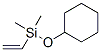 Cyclohexane,  [(ethenyldimethylsilyl)oxy]- 化学構造式