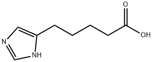 1H-Imidazole-5-pentanoic  acid 化学構造式