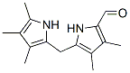 1H-Pyrrole-2-carboxaldehyde,  3,4-dimethyl-5-[(3,4,5-trimethyl-1H-pyrrol-2-yl)methyl]- Struktur