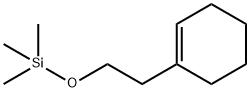 Cyclohexene,  1-[2-[(trimethylsilyl)oxy]ethyl]- 化学構造式