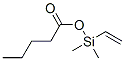 Pentanoic  acid,  ethenyldimethylsilyl  ester 化学構造式