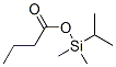 Butanoic  acid,  dimethyl(1-methylethyl)silyl  ester 化学構造式