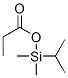 Silanol,  1,1-dimethyl-1-(1-methylethyl)-,  1-propanoate 化学構造式