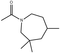 Ethanone,  1-(hexahydro-3,3,5-trimethyl-1H-azepin-1-yl)- 化学構造式