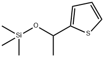 Thiophene,  2-[1-[(trimethylsilyl)oxy]ethyl]- 化学構造式