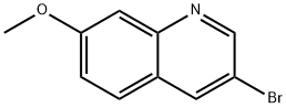 3-BROMO-7-METHOXYQUINOLINE Structure