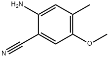 Benzonitrile,  2-amino-5-methoxy-4-methyl- 化学構造式
