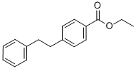 4-フェネチル安息香酸エチル 化学構造式