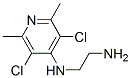 1,2-Ethanediamine,  N1-(3,5-dichloro-2,6-dimethyl-4-pyridinyl)- 化学構造式
