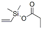 Silanol,  1-ethenyl-1,1-dimethyl-,  1-propanoate 化学構造式