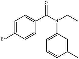4-BroMo-N-ethyl-N-(3-Methylphenyl)benzaMide, 97% 化学構造式