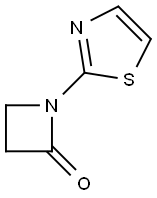 2-Azetidinone,  1-(2-thiazolyl)- 化学構造式
