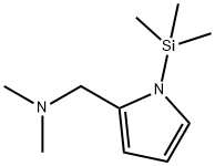 1H-Pyrrole-2-methanamine,  N,N-dimethyl-1-(trimethylsilyl)- 化学構造式