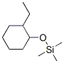 Cyclohexane,  1-ethyl-2-[(trimethylsilyl)oxy]- 化学構造式