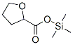2-Furancarboxylic  acid,  tetrahydro-,  trimethylsilyl  ester 化学構造式