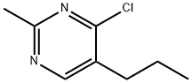 4-クロロ-2-メチル-5-プロピルピリミジン 化学構造式