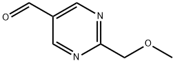 2-(METHOXYMETHYL)-5-PYRIMIDINECARBALDEHYDE Struktur