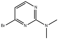 4-溴-N,N-二甲基嘧啶-2-胺, 959240-54-1, 结构式