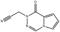 (1-OXOPYRROLO[1,2-D][1,2,4]TRIAZIN-2(1H)-YL)ACETONITRILE Structure