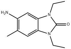 5-氨基-1,3-二乙基-6-甲基-1,3-二氢-2H-苯并咪唑-2-酮, 959240-87-0, 结构式