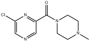 2-CHLORO-6-[(4-METHYL-1-PIPERAZINYL)CARBONYL]PYRAZINE Structure