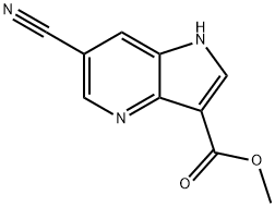 METHYL 6-CYANO-1H-PYRROLO[3,2-B]PYRIDINE-3-CARBOXYLATE