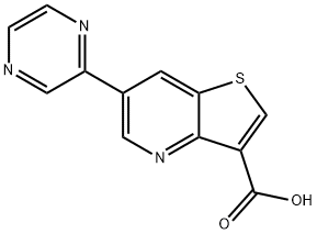 6-(吡啶-4-基)噻吩[3,2-B]吡啶-3-羧酸, 959245-32-0, 结构式