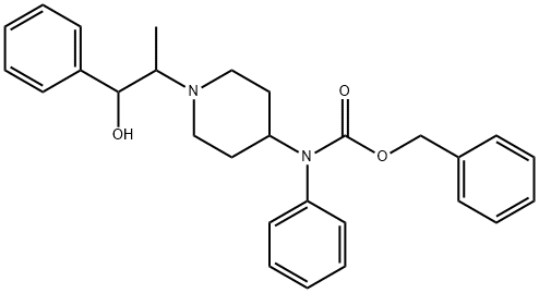 2-(4-N-CBZ-PHENYLAMINO-PIPERIDIN-1-YL)-1-PHENYLPROPANOL,959246-66-3,结构式