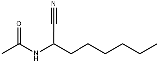 Acetamide,  N-(1-cyanoheptyl)- 结构式