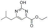 ethyl 2-hydroxy-6-isobutylpyriMidine-4-carboxylate 化学構造式