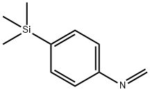 Benzenamine,  N-methylene-4-(trimethylsilyl)- 化学構造式