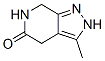 5H-Pyrazolo[3,4-c]pyridin-5-one,  2,4,6,7-tetrahydro-3-methyl- 化学構造式