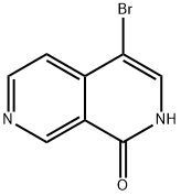 4-bromo-2,7-naphthyridin-1(2H)-one Structure