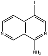2,7-Naphthyridin-1-aMine, 4-iodo- 化学構造式