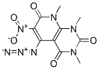 Pyrido[2,3-d]pyrimidine-2,4,7(1H,3H,8H)-trione,  5-azido-1,3,8-trimethyl-6-nitro- 化学構造式