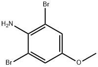 2,6-dibromo-4-methoxyaniline Struktur