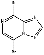 5,8-DIBROMO-[1,2,4]TRIAZOLO[1,5-A]PYRAZINE 化学構造式