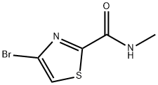 4-broMo-N-Methylthiazole-2-carboxaMide 化学構造式