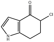 4H-Indol-4-one,  5-chloro-1,5,6,7-tetrahydro- 结构式