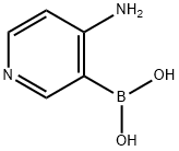 4-Aminopyridine-3-boronicacid 化学構造式